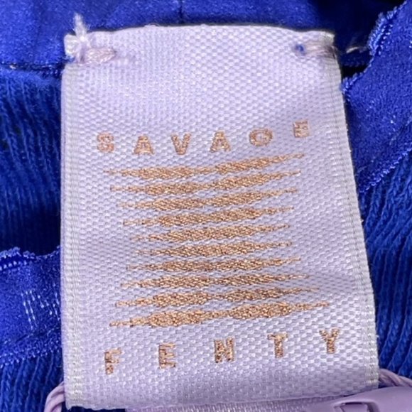 Savage X Fenty Cotton Jersey Crop Top in Blue - Picture 7 of 8